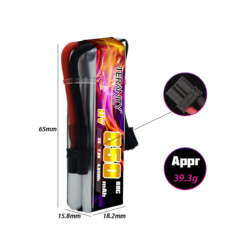2/4/6/10 Stück TERANTY 650mAh  – Drone Kit Racing Bewertung und Preis