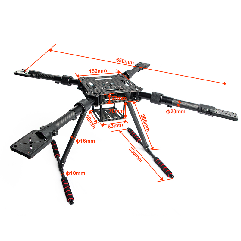 Klappbares Drohnenrahmen-Kit a – Drone Kit Racing Bewertung und Preis
